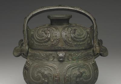 图片[2]-You wine vessel of ritual treasure, mid Western Zhou dynasty-China Archive